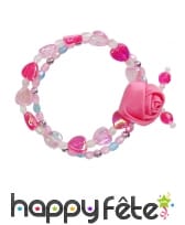 Bracelet avec petite rose pour enfant