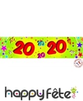 Banderole âge sur fond vert en papier 244cm, image 2