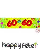 Banderole âge sur fond vert en papier 244cm, image 6