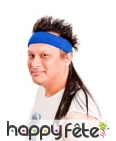 Bandeau bleu avec coupe mulet, image 2