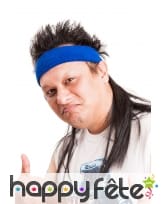 Bandeau bleu avec coupe mulet