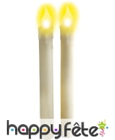 Bougies blanches a piles, image 1