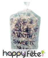 Bonbons bouches bleu