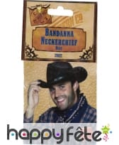 Bandana bleu cowboy, image 1