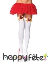 Bas blancs de princesse pour adulte