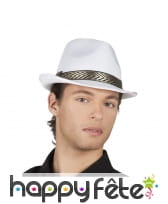 Borsalino blanc en polyester, image 1
