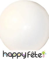 Ballon blanc géant. circonférence 2.5 m