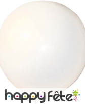 Ballon blanc géant. circonférence 3.5 m