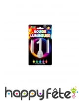 Bougies chiffre 0 lumineux, image 1