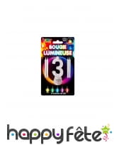 Bougies chiffre 0 lumineux, image 2
