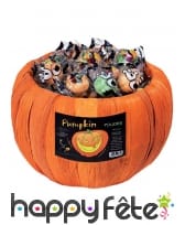 Boîte citrouilles avec bonbons 700g