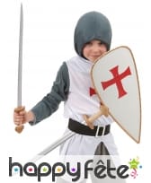 Bouclier croisé avec 2 épées pour enfant, image 1