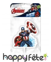 Bougie Captain America de 9,5cm, image 1