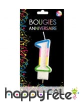 Bougie chiffre anniversaire, image 2