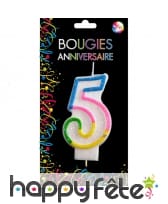 Bougie chiffre anniversaire, image 6