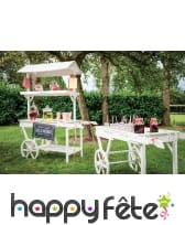 Bouteille candy bar en verre de 21cm, image 2