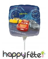 Ballon carré Cars de 23 cm