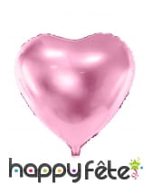 Ballon coeur de 45 cm en aluminium, image 2