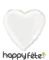 Ballon coeur de 45cm en aluminium, image 2