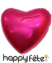 Ballon coeur de 45cm en aluminium, image 4