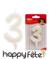 Bougie chiffre d'anniversaire phosphorescente, image 4
