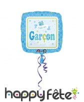 Ballon c'est un garçon, carré