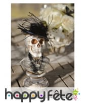 Buste crâne gothique de 27 cm, image 1