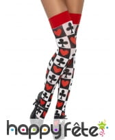 Bas carreaux jeux de carte, image 2