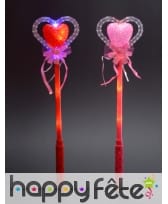 Baguette coeur lumineux de 42cm, image 1