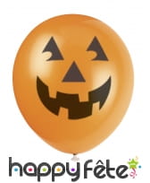 Ballons citrouille orange