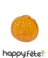 Boite citrouille orange transparent de 5cm, image 2