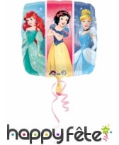 Ballon carré Princesses Disney de 43 cm
