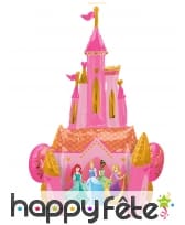 Ballon château princesses Disney recto verso, image 1