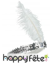 Bandeau Charleston recouvert de sequins, image 1