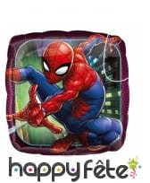 Ballon carré Spiderman de 43cm