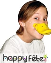 Bec de canard jaune pour enfant