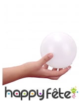 Boule de cristal blanche lumineuse 12cm, image 1