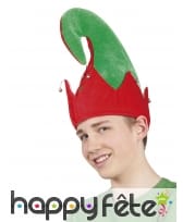 Bonnet d'elfe recourbé pour adulte