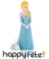 Bougie de Elsa la reine des neiges en 3D 9,5 cm