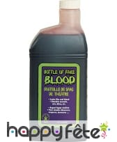 Bouteille de faux sang cosmétique, 480ml