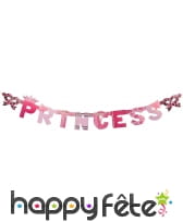 Banni&egrave;re de lettres princess, 1,65m