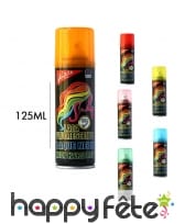 Bombe de laque fluo pour cheveux de 125 ml