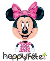 Ballon de Minnie Mouse avec grosse tête, 78 cm