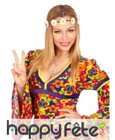 Bandeau de marguerites en tissu