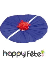 Béret de marin bleu en crepon