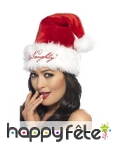 Bonnet de mère Noël Naughty ou Nice, image 1
