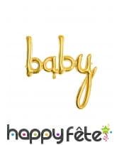Ballon de naissance doré, 70 cm, image 3