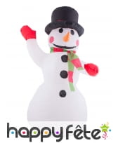 Bonhomme de neige lumineux de 120cm gonflable