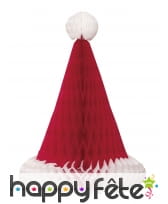 Bonnet de Noël centre de table, 30cm
