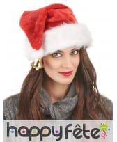Bonnet de Noël en peluche avec clochette, image 2